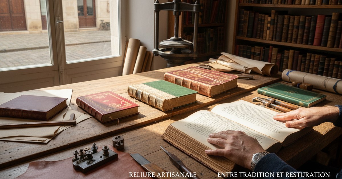Reliure artisanale : entre tradition et restauration