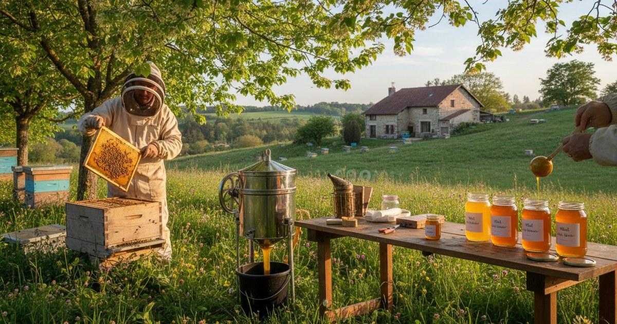 L’apiculture artisanale : de la ruche au pot de miel