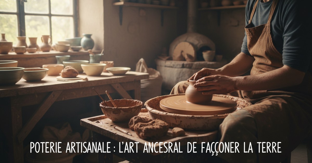 Poterie artisanale : l’art ancestral de façonner la terre